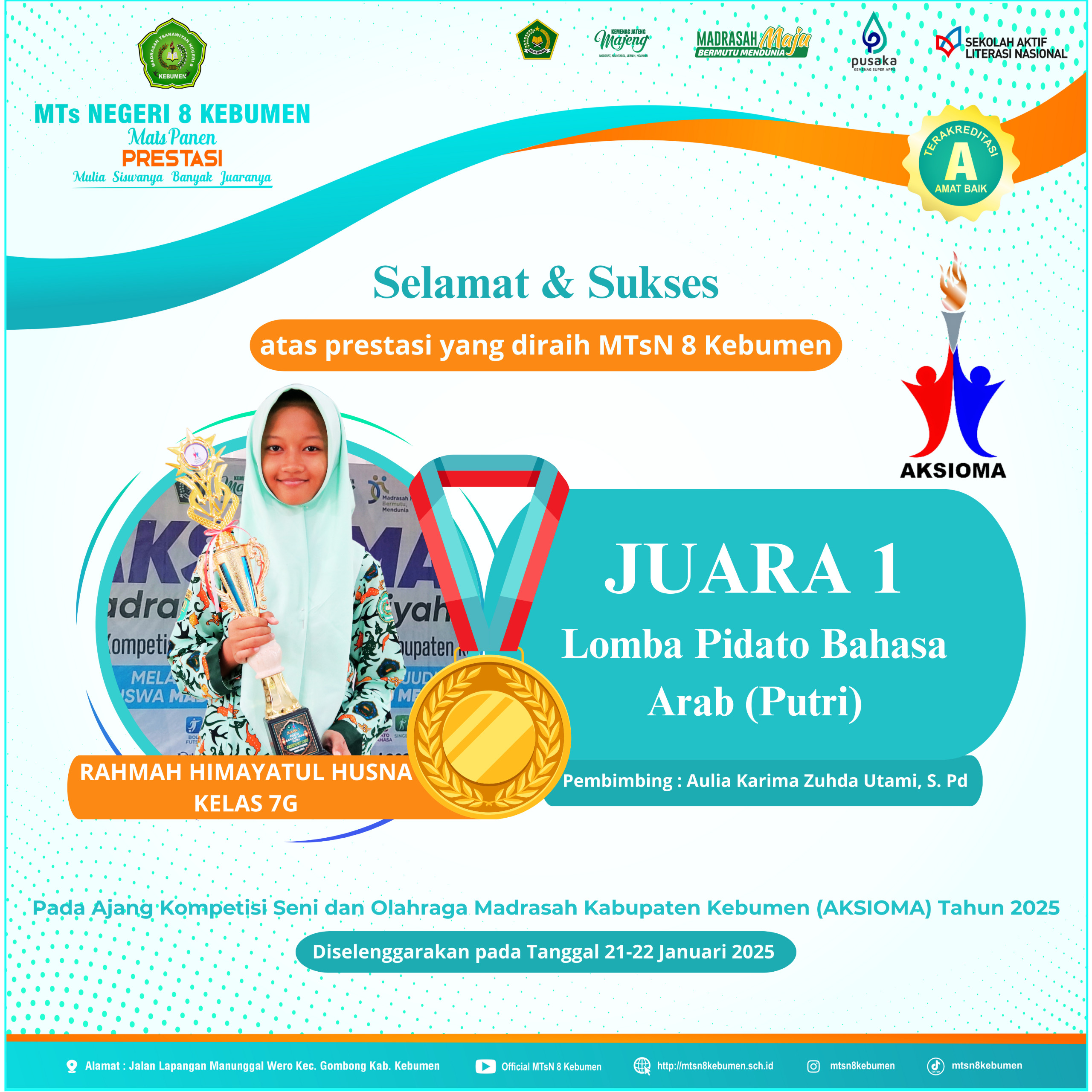 Juara 1 Pidato Bahasa Arab